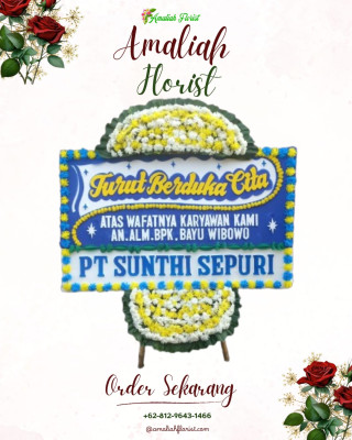 Papan Bunga Duka di Kemusu