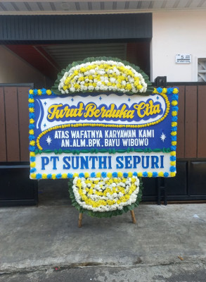 Papan Bunga Duka di Kemusu