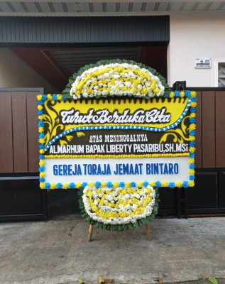 Papan Bunga Duka di Kemusu