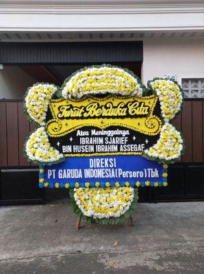 Papan Bunga Duka di Kemusu